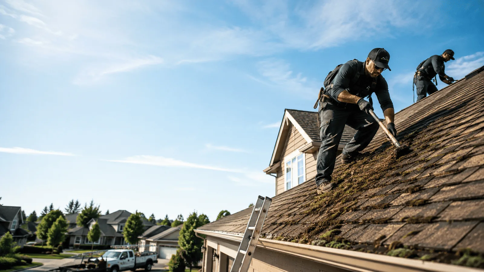 Roof Moss Removal in Olivet, MI near me